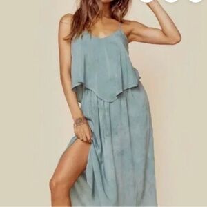 Blue Life Olivia Maxi Dress in Soft Teal